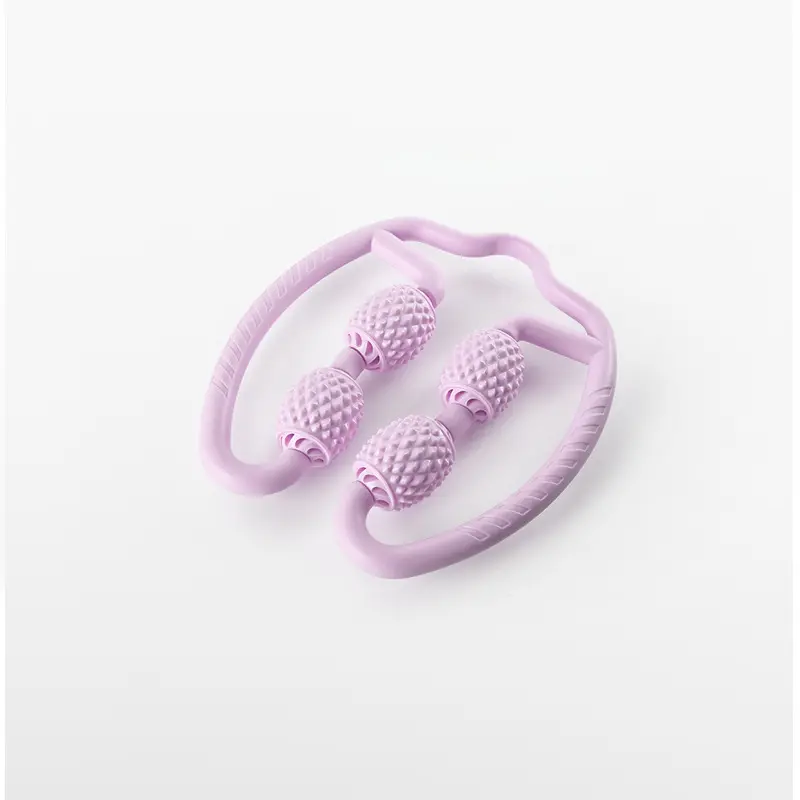 Ring Leg Clamp Massager Relaxing Leg Shaping Roller Roller Stick Yoga Four-Wheel Massager Ring Clamp Calf Equipment