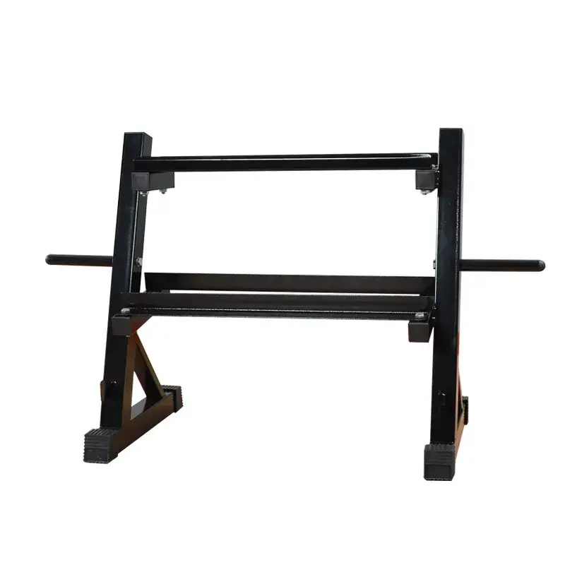 Foldable dumbbell holder double layer versatile