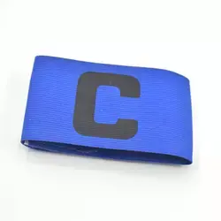 customized personalised armband high quality nylon multi-color football C captain soccer band