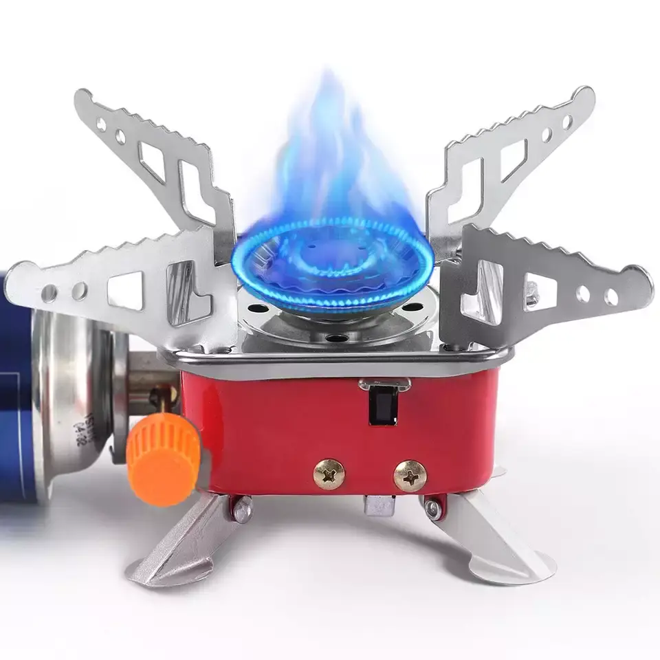 Portable camping gas stove folded Featured Image