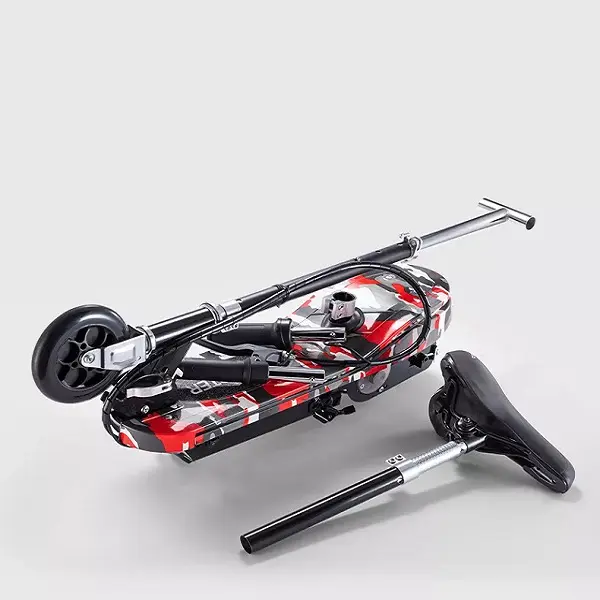 New Small Surfing Folding Electric Scooter LED Running Horse-Light Adult Children Two-Wheels Scooter