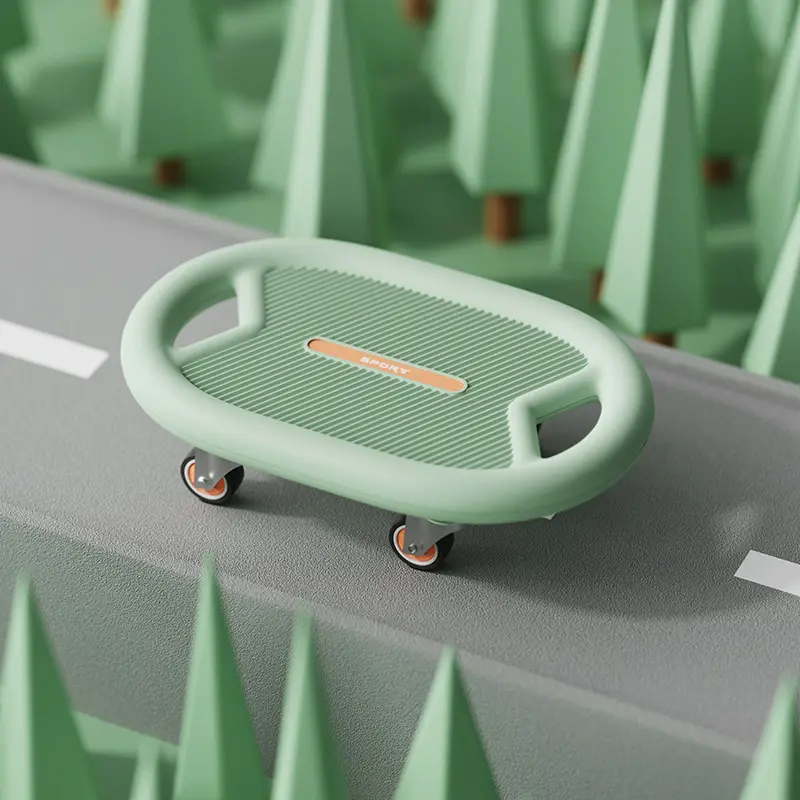 Twisting waist glide disc, universal wheel abs slide disc, silent abdominal wheel, home fitness tummy tuck training equipment