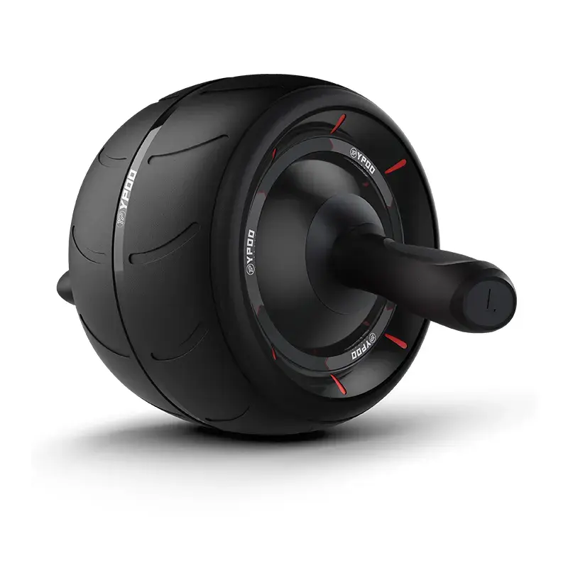 ABS plastic fitness equipment works abs double wheels