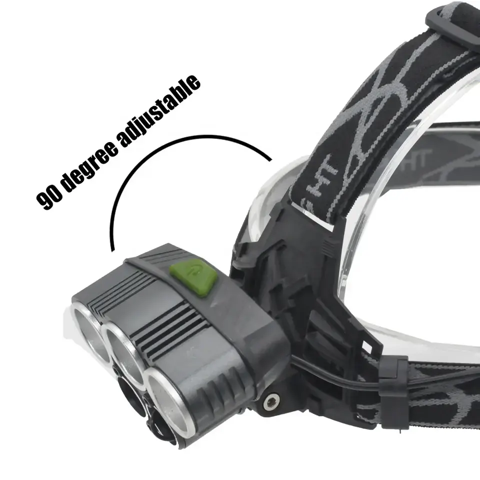 5LED outdoor waterproof USB charging headlight