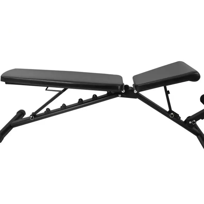 Foldable fitness weightlifting dumbbell stool