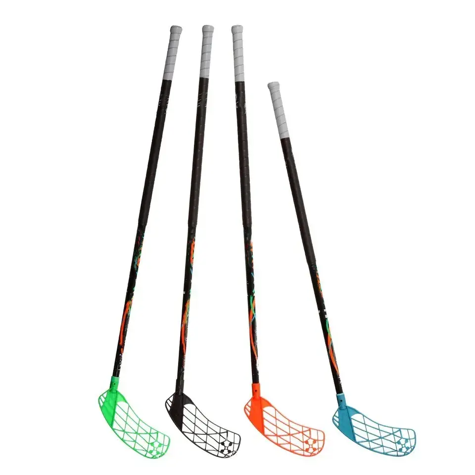 OEM hot selling custom logo carbon fiber floorball hockey sticks