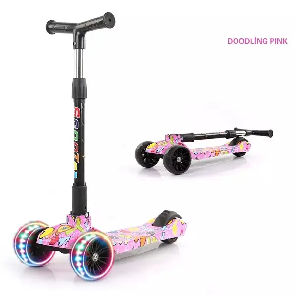 Wholesale 2022 china baby child children’s balancing cheap skating kick scooter 3 wheels for kids for sale with led light
