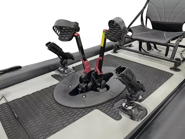 Hot sale inflatable pedal kayak pedal sup fishing drive system 12ft foot-pedal-kayak
