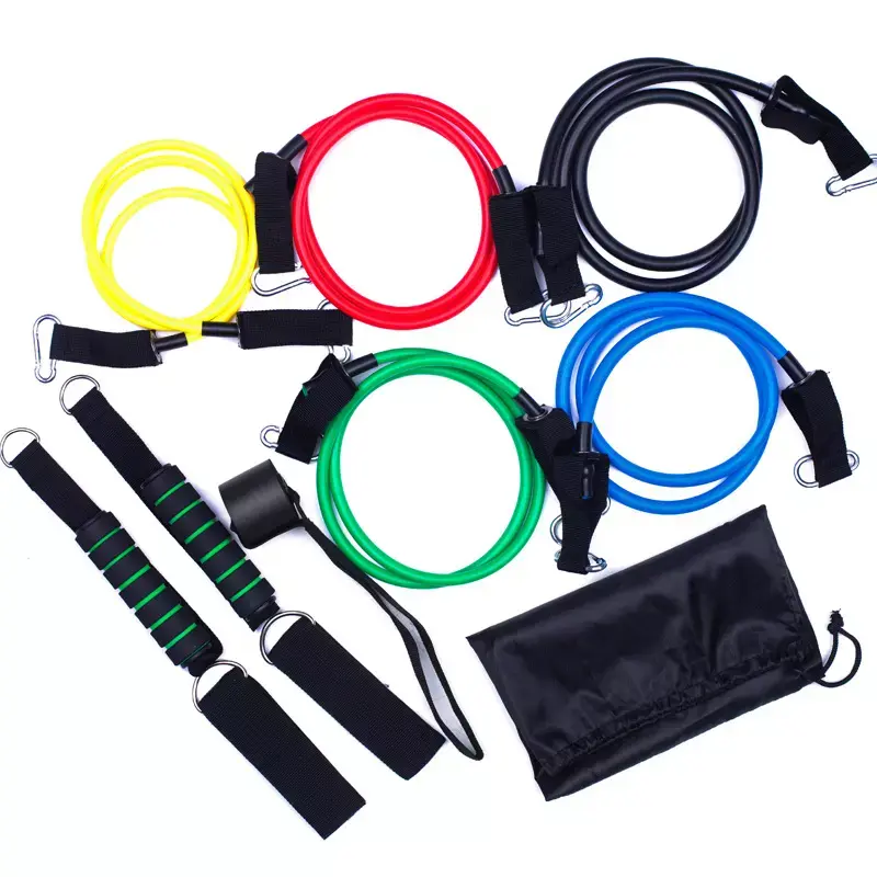 Gym training workout, fitness yoga latex pull up rope resistance band Featured Image