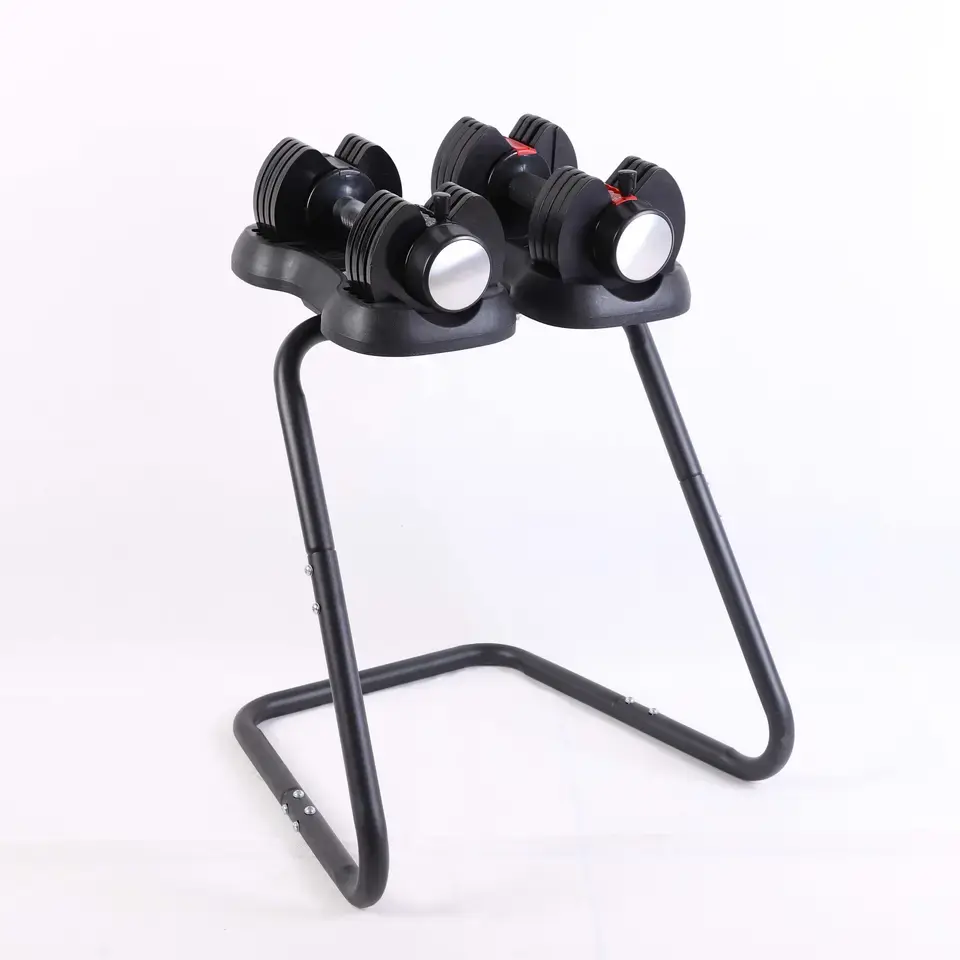 Gym 12.5lbs 25lbs adjustable dumbbell stand dumbbells
