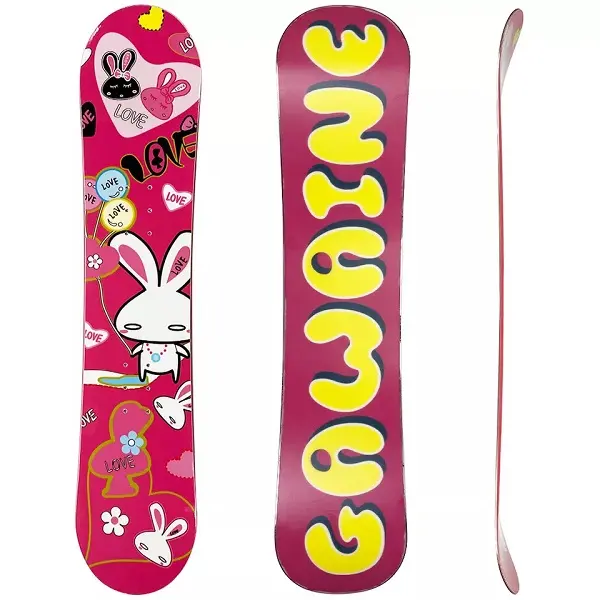 Newbility Amazon hot sale 165cm poplar ski board cartoon snowboards ski equipment Featured Image