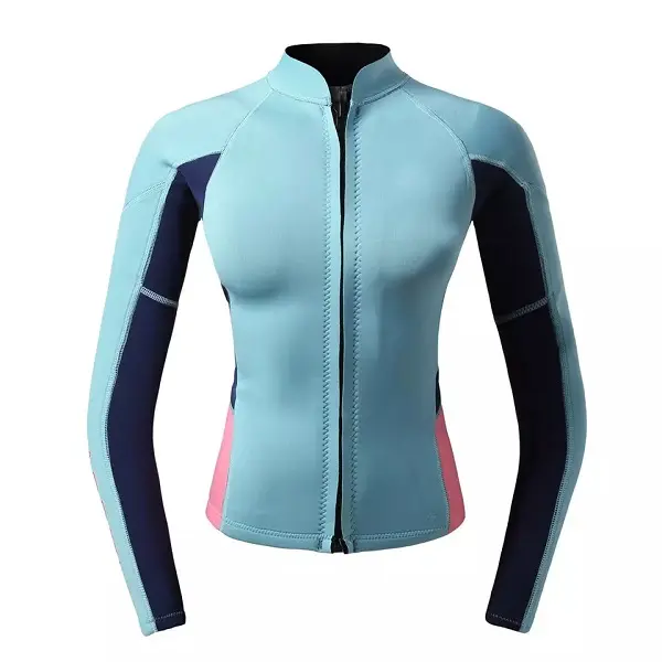 Wetsuit Jacket Women 3mm Premium Neoprene Wetsuit Top thin wetsuits Featured Image