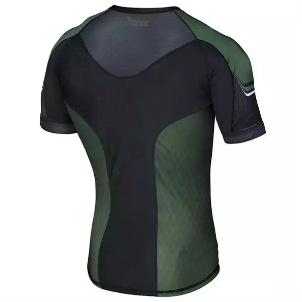 Top Quality Mens Rash Guard Short Sleeve Swim Shirt Custom made with UV Protection for Swimming