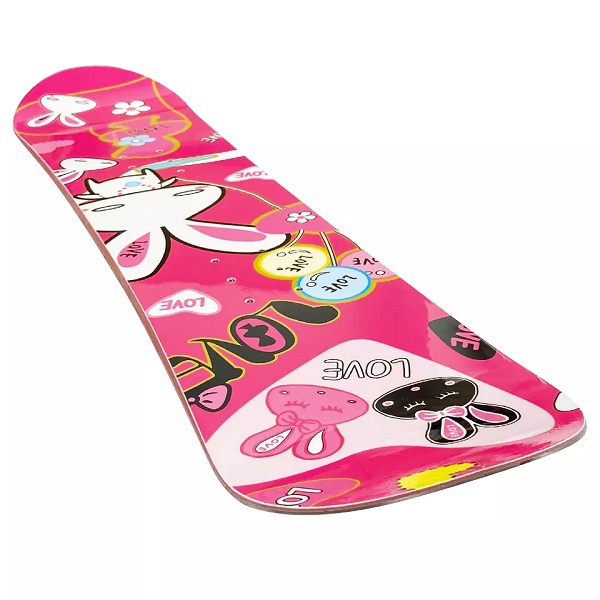 Newbility Amazon hot sale 165cm poplar ski board cartoon snowboards ski equipment