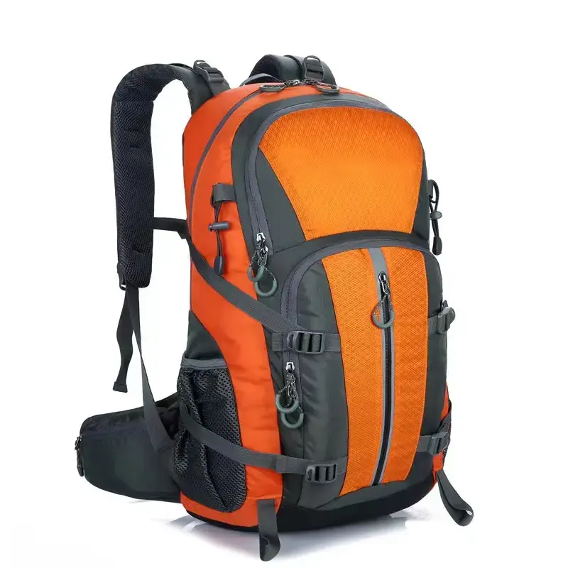 Outdoor hiking backpack 40L men and women travel backpack custom LOGO casual sports backpacks Featured Image