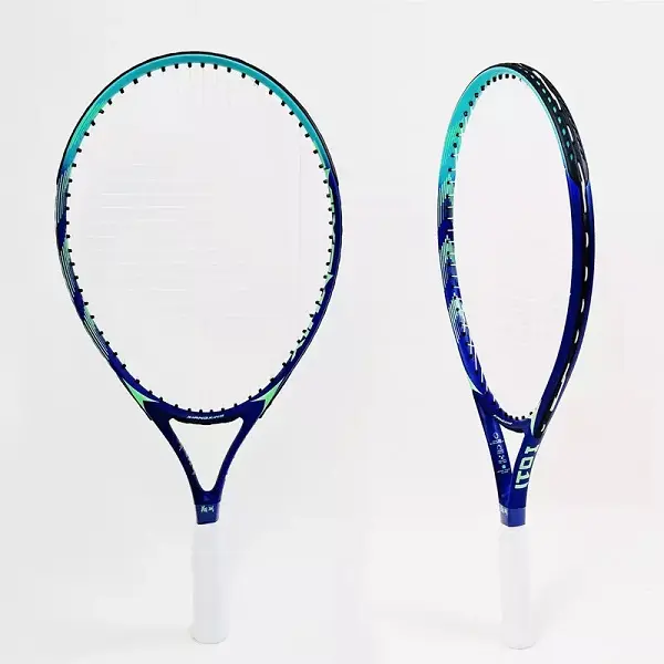 Factory wholesale OEM kids composite tennis racket skill training junior tennis racquet for practice size 23 25 inch Featured Image