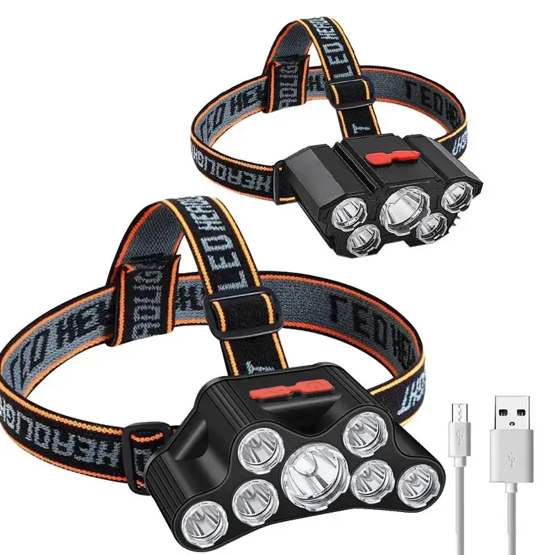 USB charging portable flashlight lantern headlight Featured Image