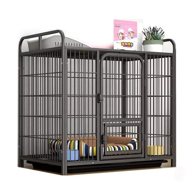 Amazon Products Dog Cage Bowl Rack Wheeled Dog Crate Dog Cage Featured Image