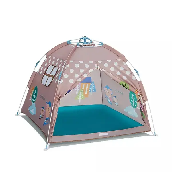 One-button quick-open children’s tent portable foldable indoor and outdoor boys and girls princess baby children’s room toys