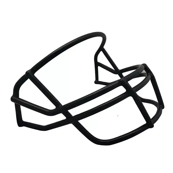 Custom American football Helmet faceguard T-ball stainless steel wire frame football face cage with high quality