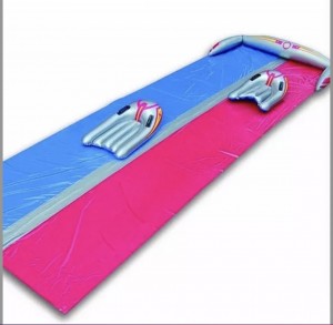 Water Slide Inflatable Lawn Water Slip and Slide Long Large Thick Surfing Water sports Toy Surf Rider Double Sliding Lane