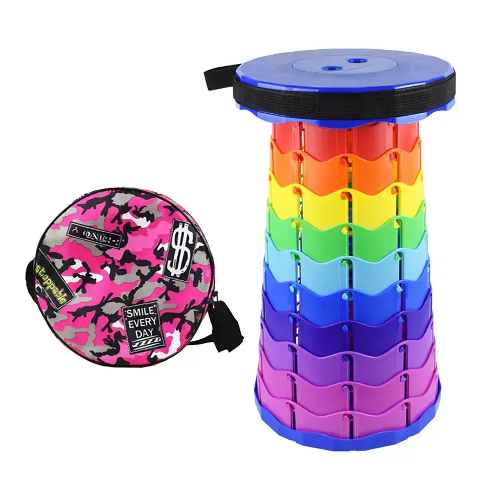 Retractable stool portable stool