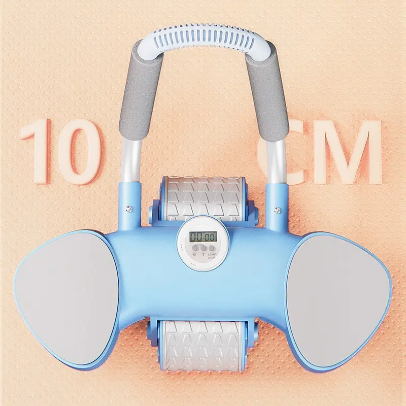 Automatic rebound crunch exercises to train abs