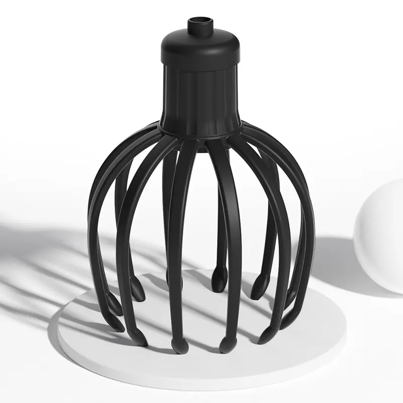 Smart electric 12 claw head massager octopus rotating rollerball relaxation massager head soul extractor Featured Image