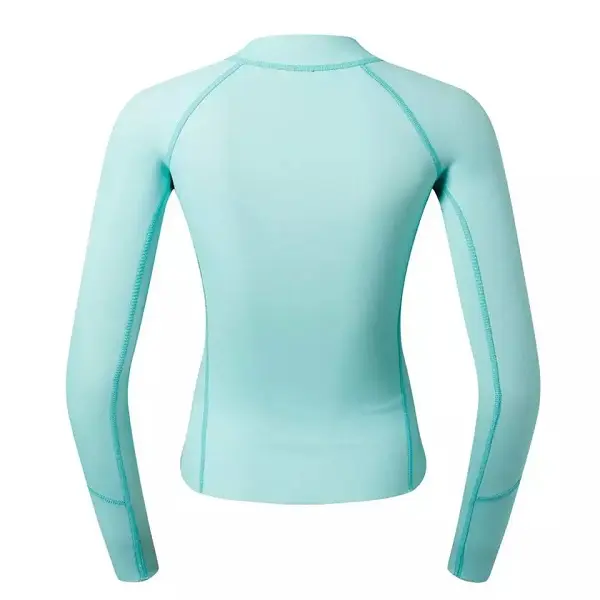 Neoprene Wetsuit 2mm Women Scuba Diving Thermal Wetsuit UV Protection Top Jacket Suit Cyan Wetsuits for Water Sports