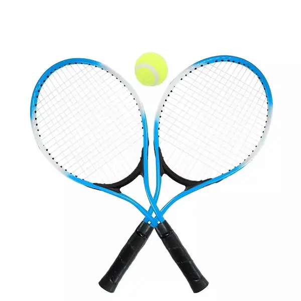 OEM Customize Logo High Quality Tennis Racket Factory Price New Tennis Rackets Blue And Black Tennis Rackets At Wholesale