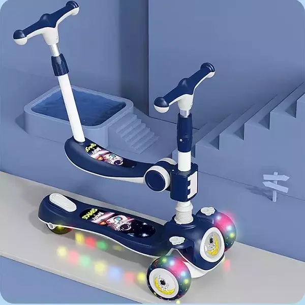 Direct Selling Lazy Child Scooter Foldable Multifunction Kids Skating Scooter Featured Image
