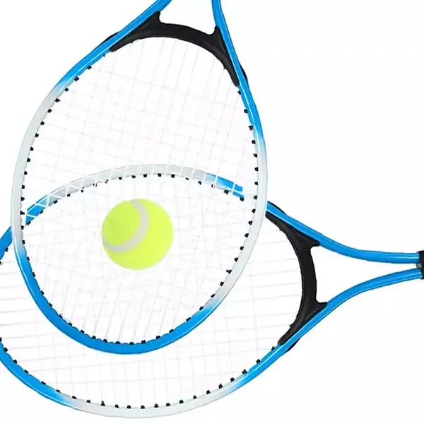 OEM Customize Logo High Quality Tennis Racket Factory Price New Tennis Rackets Blue And Black Tennis Rackets At Wholesale Featured Image