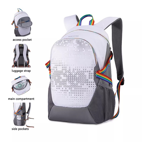 Casual Fashion OEM transfer printing designer backpack outdoor travel backpacks custom print backpack Featured Image