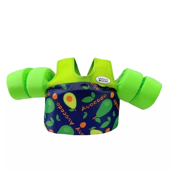 Hot selling avocado cartoon children’s sleeve buoyancy vest life jacket for learning to swim Featured Image