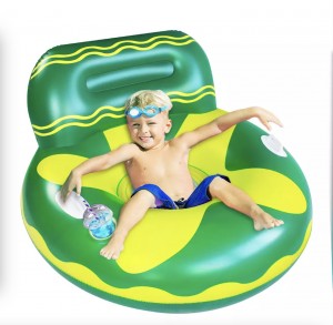 Foldable Backrest Float PVC Inflatable Swimming Pool Float Lounge Chair Floating Bed& Sofa