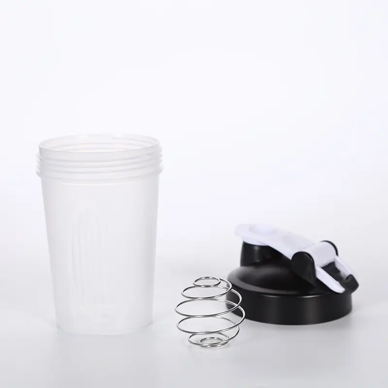 Outdoor fitness sports water cup protein powder shaker cup new fashion milkshake meal replacement cup plastic water cup
