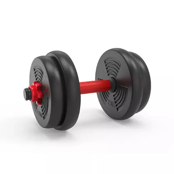 Factory supply gym weight lifting adjustable removable barbell dumbbell set