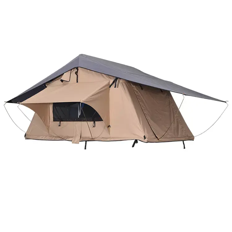 Auto Parts Outdoor Off Road Camping Canvas Roof Top Tent 5 People Camping Featured Image