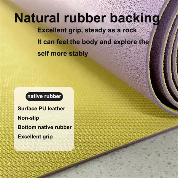 2022 New upgraded Coconut fiber PU Foldable Travel Yoga Mat