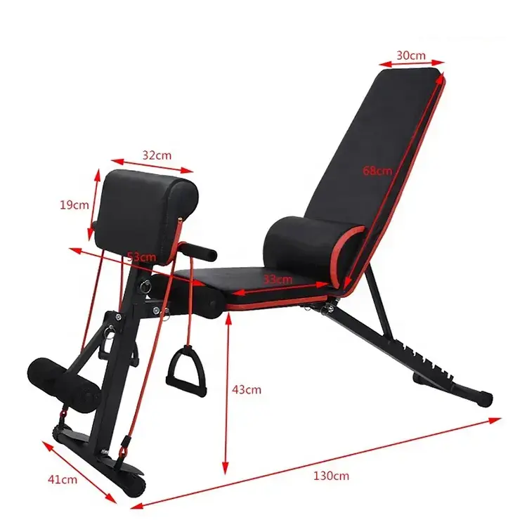 Adjustable dumbbell weight stool with foldable stool