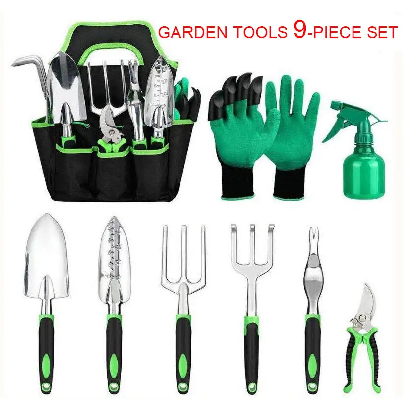 Combination Hardware Weeder Rake Shovel Trowel Rake Hoe Shovel Garden Tool With Wooden Handle Gardening Hand Tools