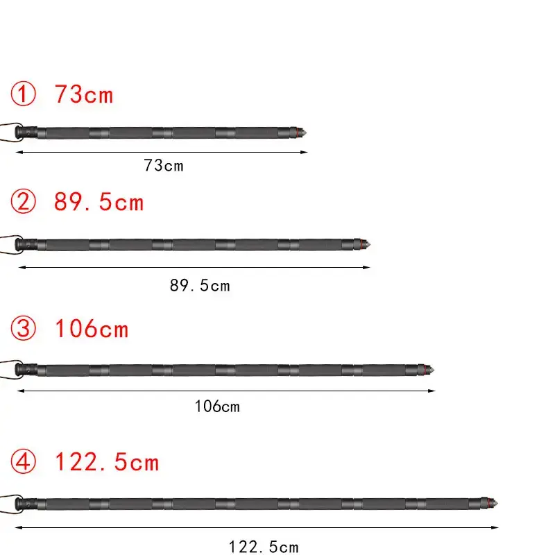 Outdoor Tool Hiking Gear Climbing Tactical Stick Alpenstock Camping Equipment