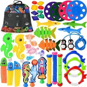 Diving Toys 40 Pieces Children’s Underwater Pool Toys