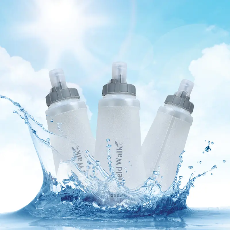 TPU portable soft outdoor sports cycling water bottle