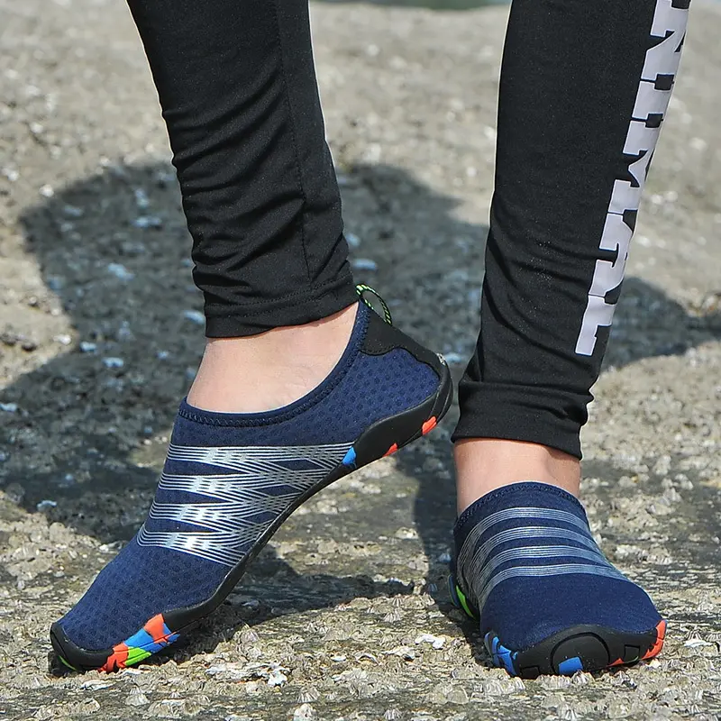 Hot Swim Water Sport Thick Rubber Non-slip Wading Shoes Water Shoes Barefoot Beach Pool Shoes Quick-Dry Yoga Socks Featured Image