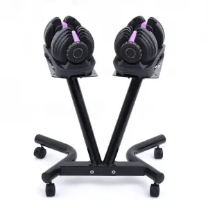 Adjustable dumbbell stand