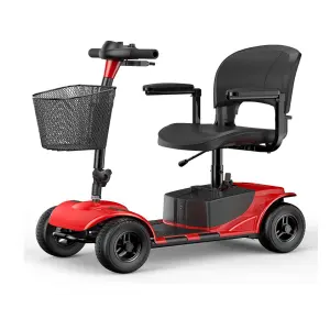 4 wheel power mobile scooter is suitable for seniors