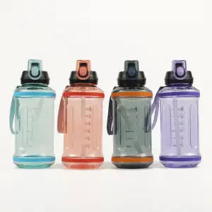 Large capacity portable bomb cap, direct drinking ton ton pot, men’s and women’s outdoor convenient plastic water bottle, ton cup, water cup, space cup