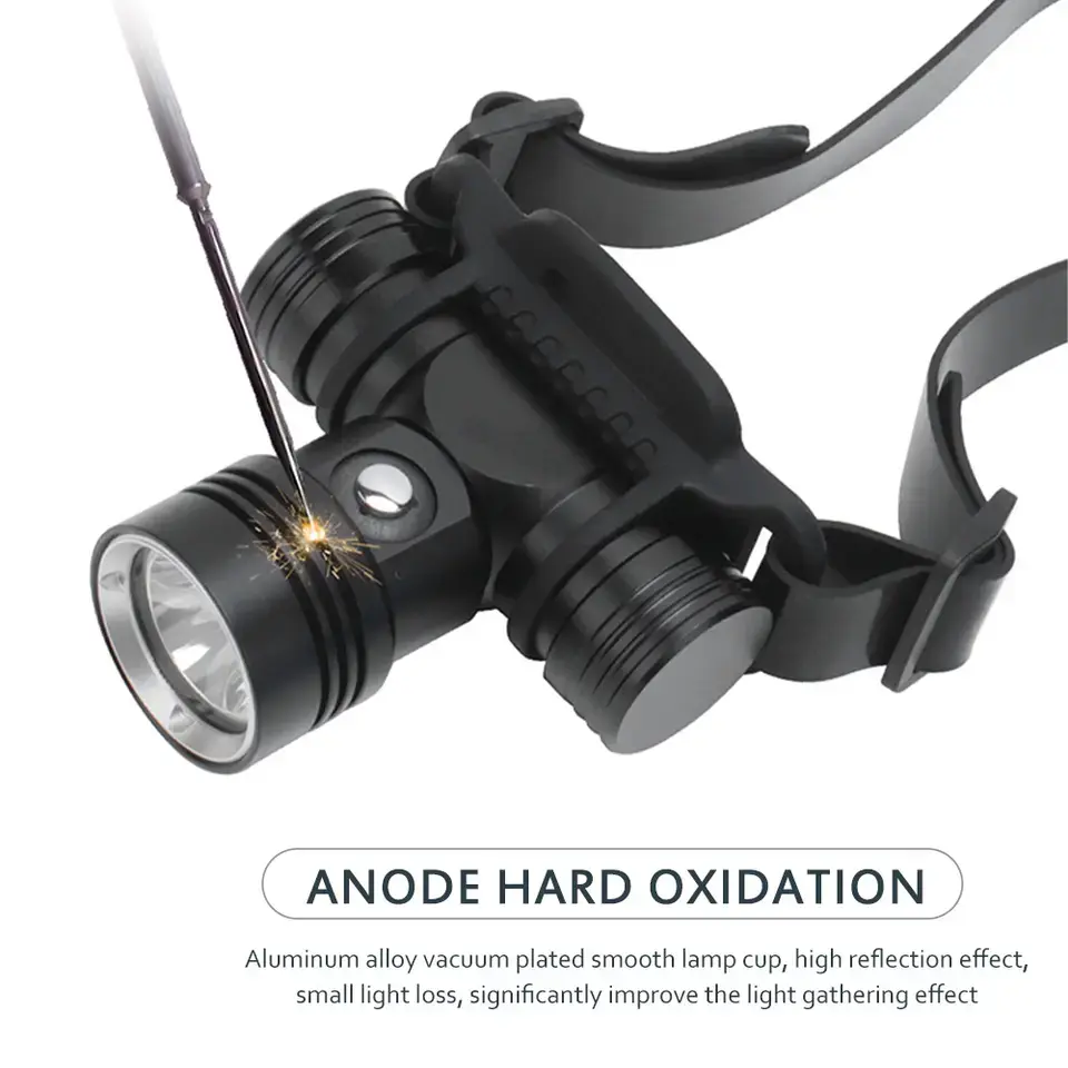 LED diving headlight flashlight