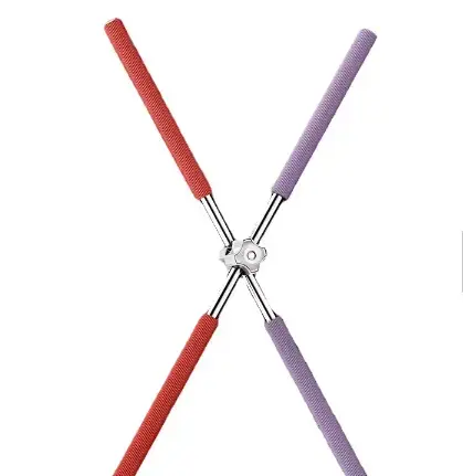 Open Back Cross Body Building Massage Stretching Tool Posture Hunchback Body Yoga Stick Featured Image